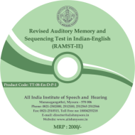 Revised Auditory Memory and Sequencing Test in Indian-English (RAMST-IE)