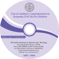 Test of Auditory Comprehension in Kannada (TAC-K) for Children